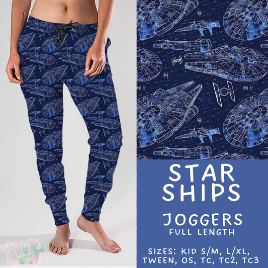 Batch #421 - Fun Run 15 - Closes 9/29 - ETA mid/late Nov - Star Ships Joggers