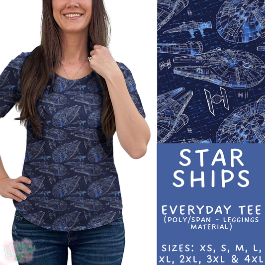 Batch #421 - Fun Run 15 - Closes 9/29 - ETA mid/late Nov - Star Ships Everyday Tee