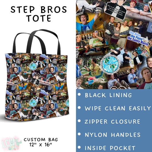 Batch #502 - Show Time - Closes 3/11 - ETA mid May - Step Bros Tote