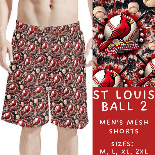 Batch #498 - Strike Out 3 - Closes 3/2 - ETA early May - St Louis Ball 2 Men's Shorts
