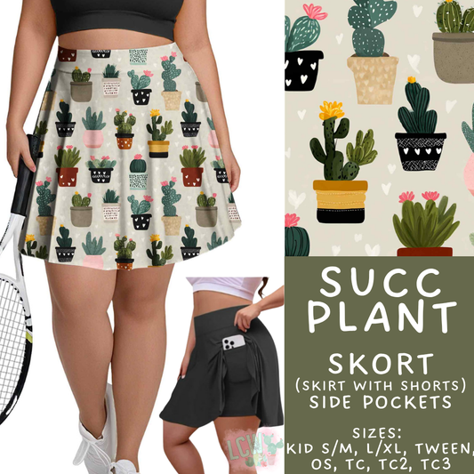 Batch #538 - Fun Run 23 - Closes 6/3 - ETA early August - Succ Plant Skort