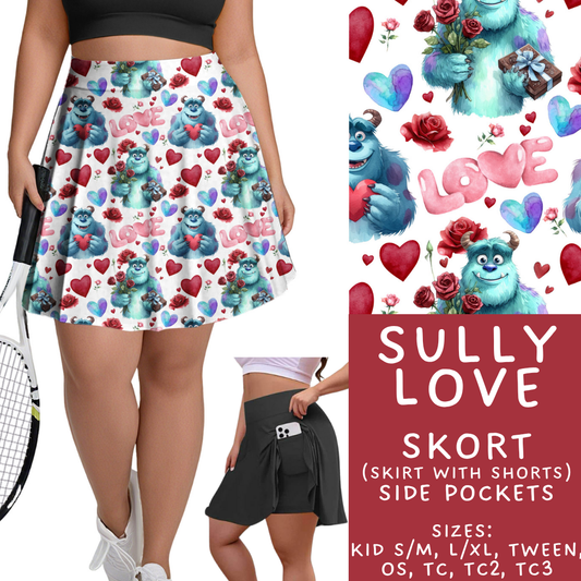 Batch #457 - Magical Character Love Collection - Closes 12/1 - ETA mid Jan - Sully Love Alien Skort