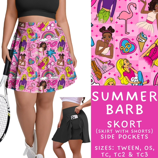 Batch #339 - Character Summer - Closes 5/15 - ETA mid July - Summer Barb Skort