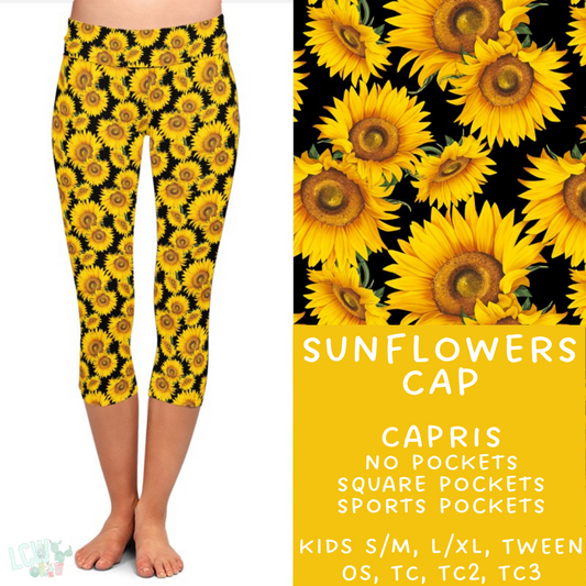 Batch #95 - Country Collection - Closes 3/27 - ETA early/mid May - Sunflowers Capris