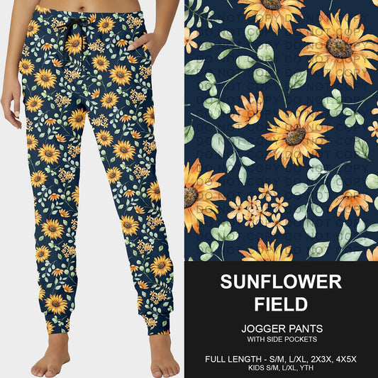 B248 - Preorder Sunflower Field Joggers (Closes 8/24. ETA late Oct.)