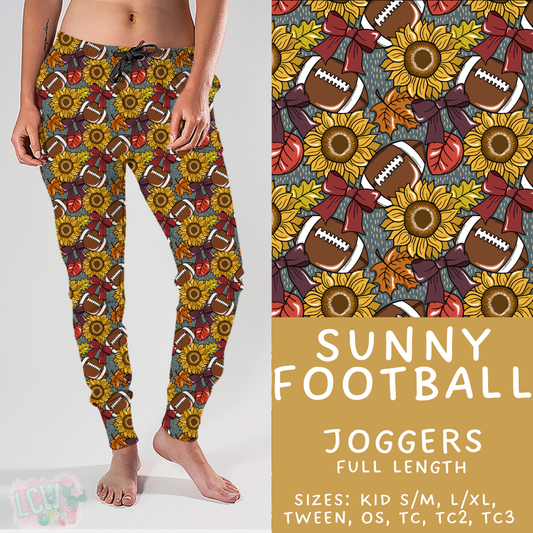 Batch #403 - Hello Fall 2 - Closes 8/28 - ETA mid October - Sunny Football Joggers