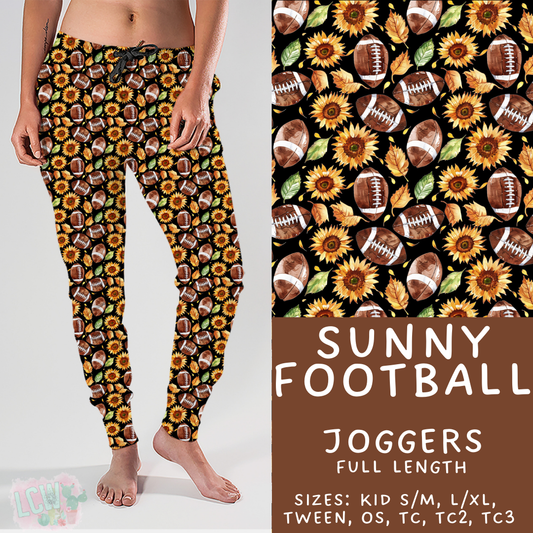Batch #407 - Fall Fun 2 - Closes 9/4 - ETA mid/late October - Sunny Football Joggers