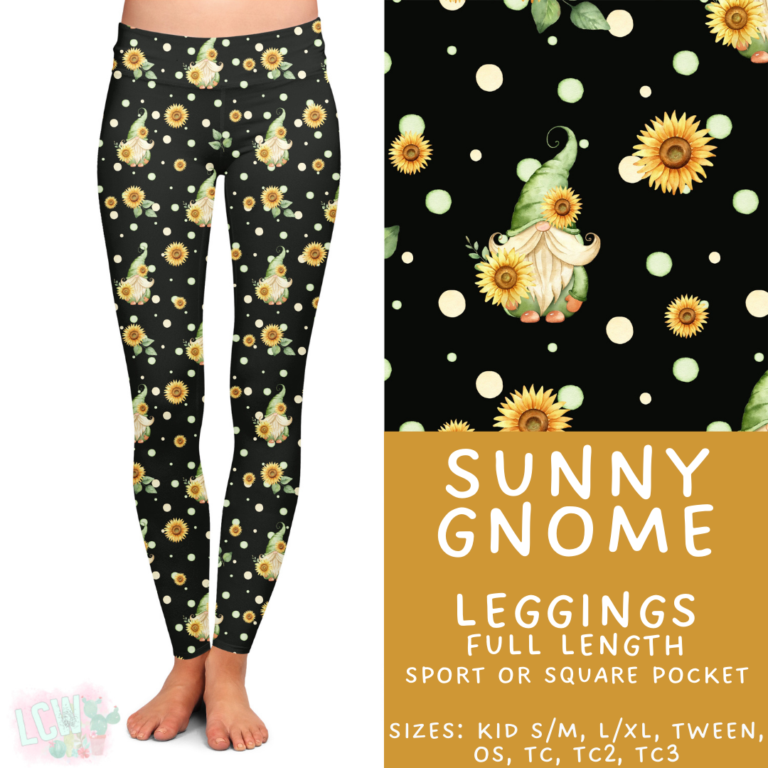 Batch #411 - July Request Run - Closes 9/11 - ETA late October - Sunny Gnome Full Length Leggings