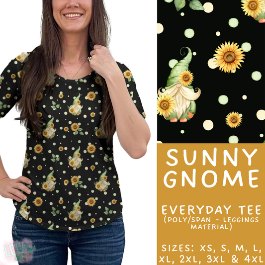 Batch #411 - July Request Run - Closes 9/11 - ETA late October - Sunny Gnome Everyday Tee