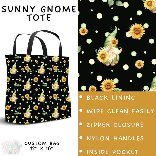 Batch #411 - July Request Run - Closes 9/11 - ETA late October - Sunny Gnome Tote