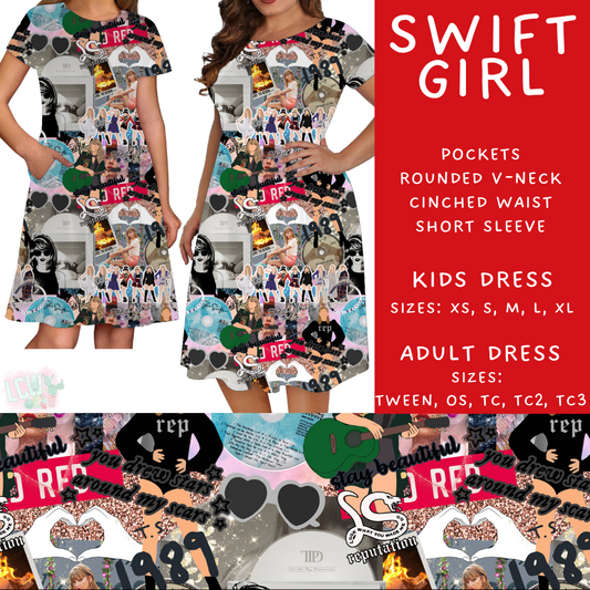 Batch #475 - Stars 2 Collection - Closes 1/14 - ETA early/mid March - Swift Girl Adult & Kids Dresses