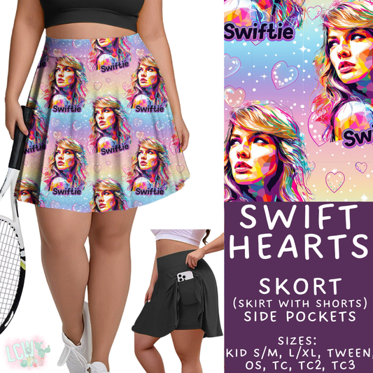 Batch #427 - August Request Run - Closes 10/9 - ETA late Nov - Swift Hearts Skort