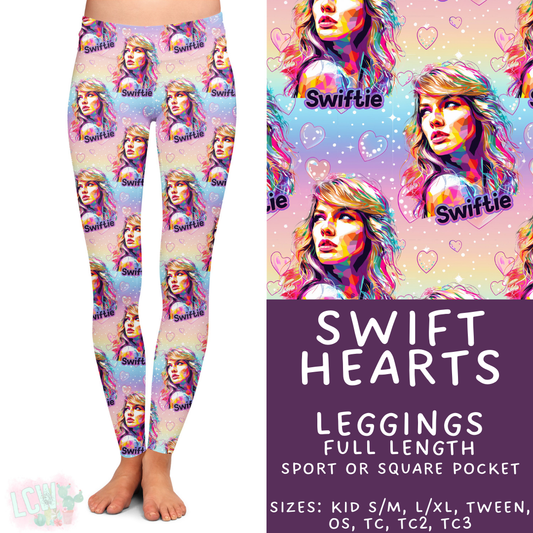 Batch #427 - August Request Run - Closes 10/9 - ETA late Nov - Swift Hearts Full Length Leggings