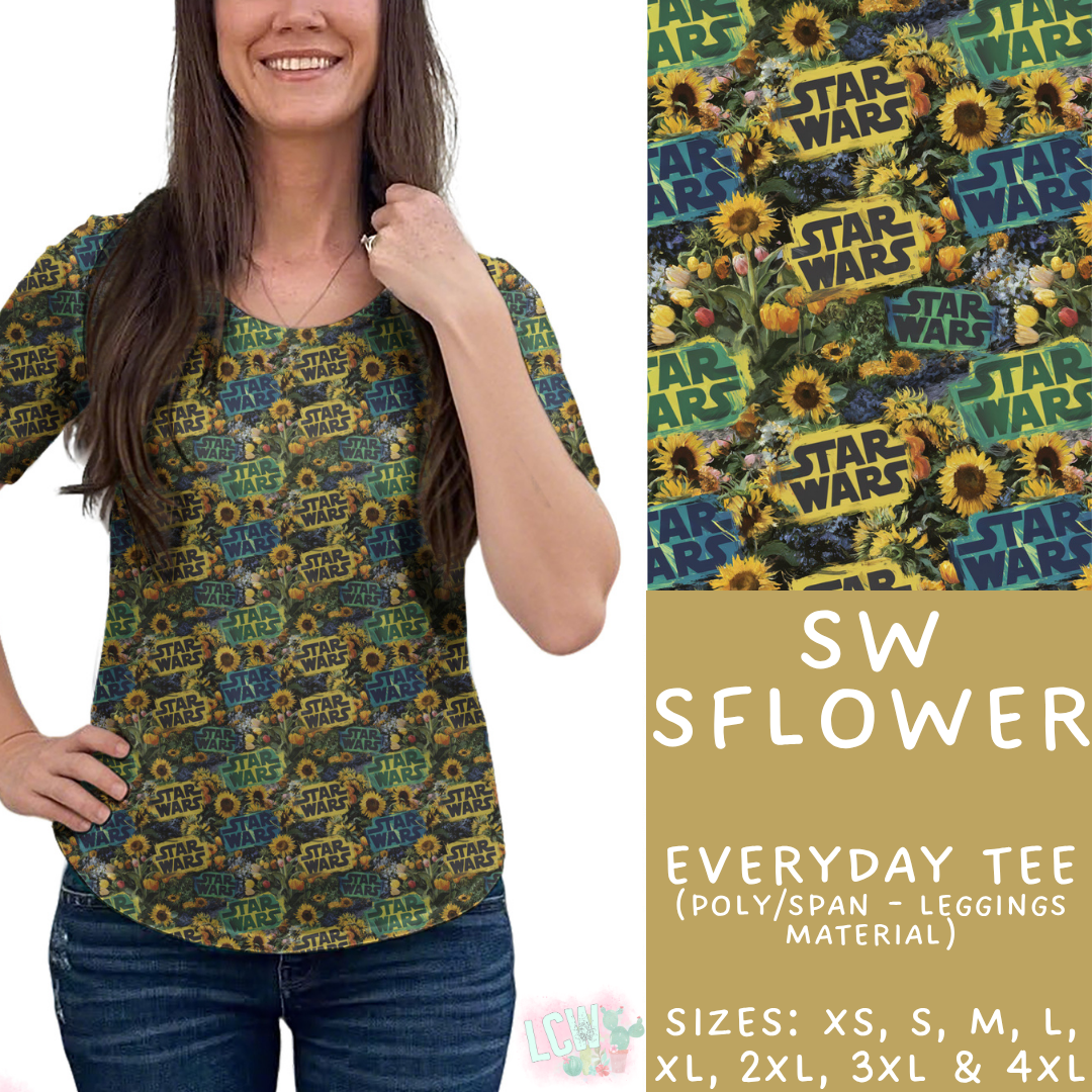 Batch #445 - Fun Run 16 - Closed 11/10 - ETA late Dec - SW SFlower Everyday Tee