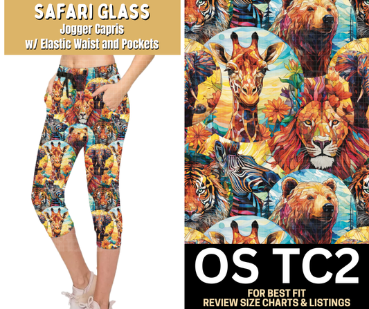 Safari Glass Jogger Capri