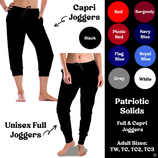 BLUES - Full & Capri Joggers - Alonna's Legging Land