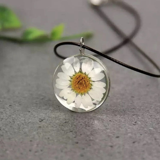 GLASS FLOWER PENDANT - Alonna's Legging Land