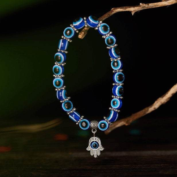 EVIL EYE BRACELET (ADJUSTABLE) - Alonna's Legging Land
