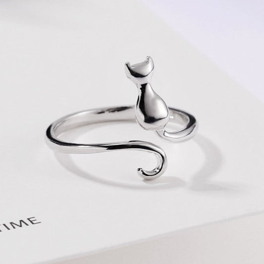 ADORABLE CAT RING (ADJUSTABLE) - Alonna's Legging Land