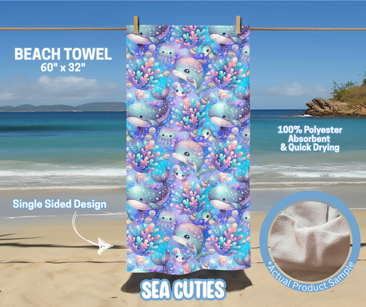 Preorder! Closes 5/15. ETA August. Sea Cuties Towel