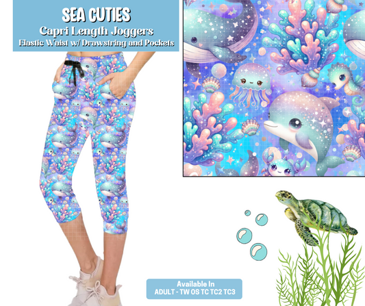 Preorder! Closes 5/7. ETA August. Sea Cuties Jogger Capri