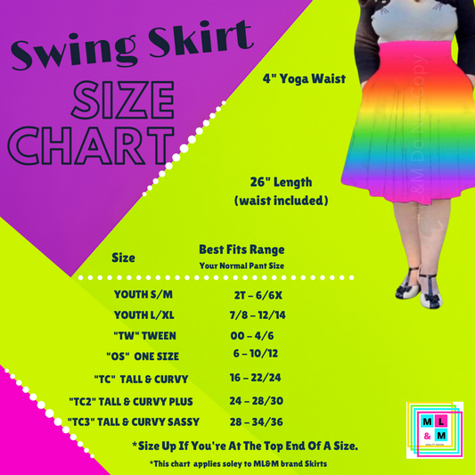 Pretty Penguins Swing Skirt