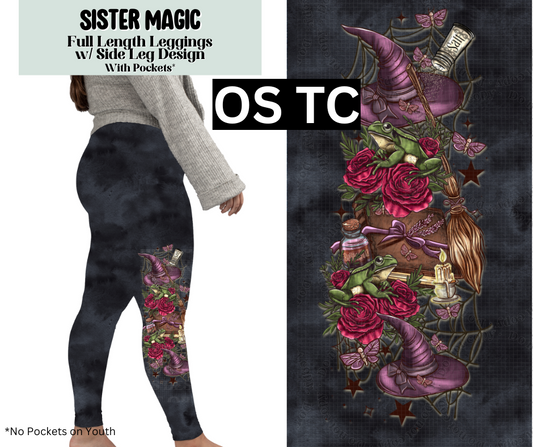 Sister Magic Full Length Leggings w/ Side Leg Designs