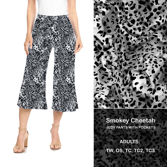 Smokey Cheetah Judy Hybrid Pants with Pockets - Alonna's Legging Land