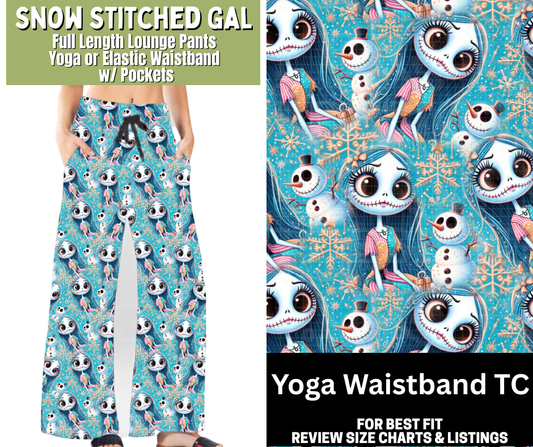 Snow Stitched Gal Full Length Lounge Pants