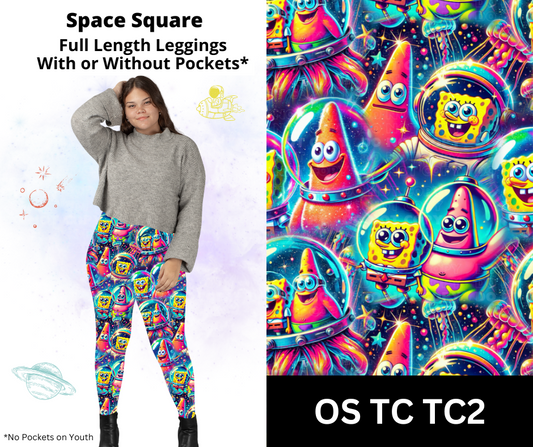 Space Square Full Length Leggings