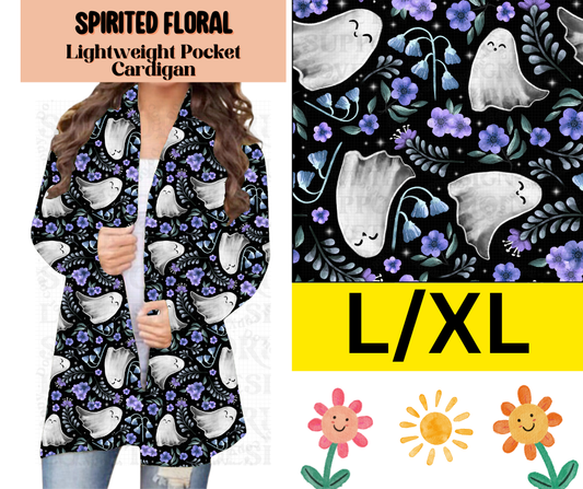 Spirited Floral Pocket Cardigan
