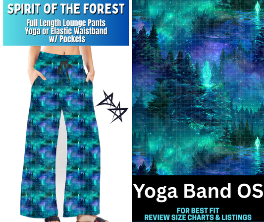 Spirit Of The Forest Full Length Lounge Pants - Alonna's Legging Land