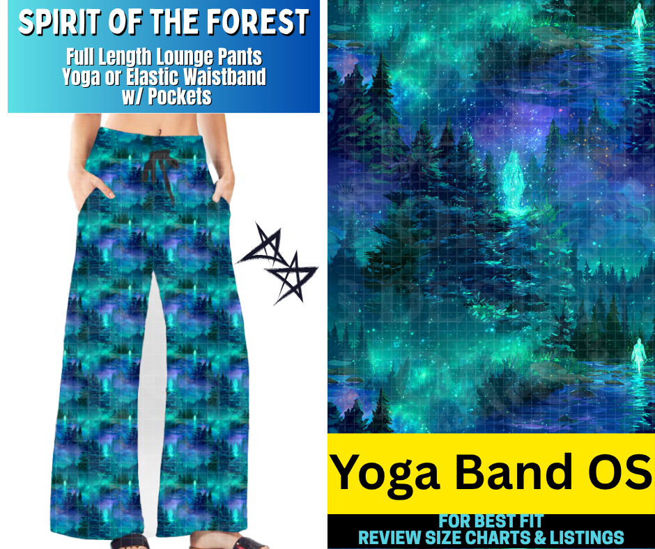 Spirit Of The Forest Full Length Lounge Pants - Alonna's Legging Land