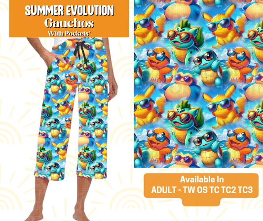 Preorder! Closes 5/16. ETA July. Summer Evolution Capri Gauchos