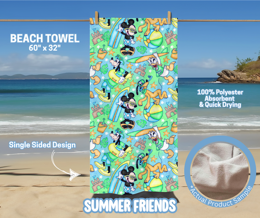 Preorder! Closes 5/15. ETA August. Summer Friends Towel
