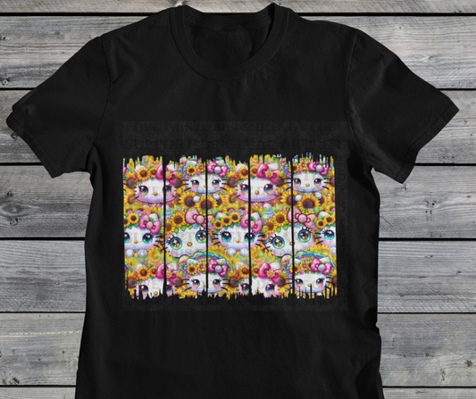 Sunflower Kitty Tee Run C10 ~ Closes 5-16