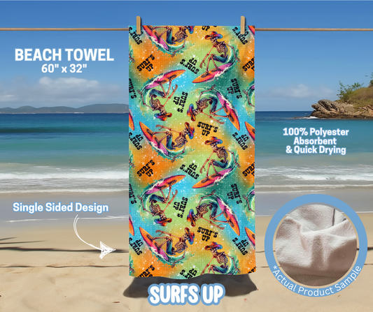 Preorder! Closes 5/15. ETA August. Surfs Up Towel