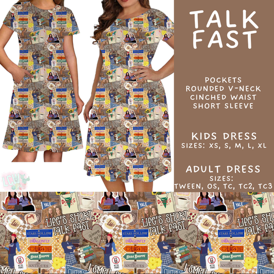 Batch #548 - May Request Run - Closes 6/26 - ETA late August - Talk Fast Adult & Kids Dresses