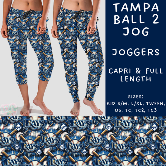 Batch #498 - Strike Out 3 - Closes 3/2 - ETA early May - Tampa Ball 2 Full and Capri Length Joggers - Alonna's Legging Land