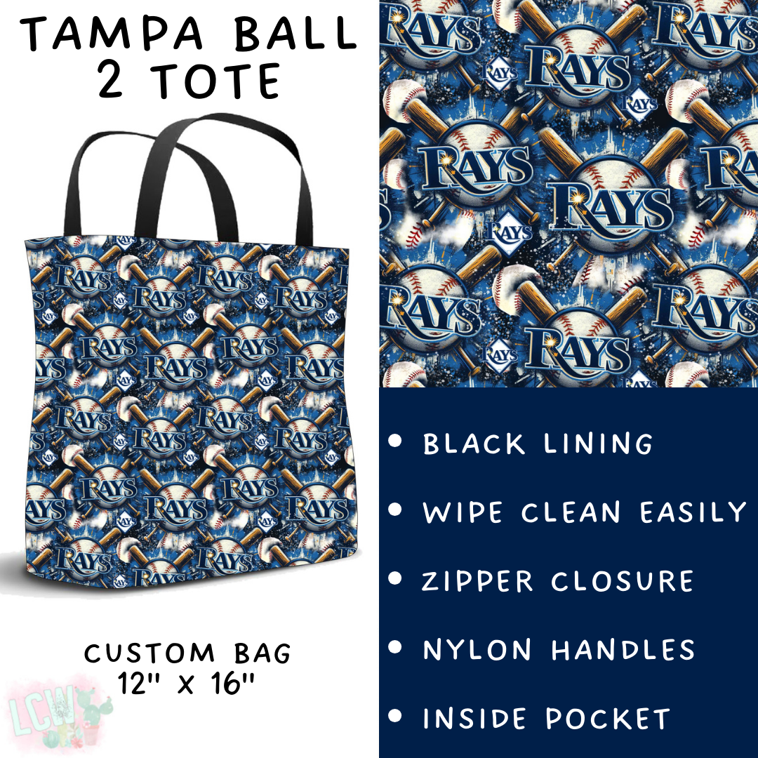 Batch #498 - Strike Out 3 - Closes 3/2 - ETA early May - Tampa Ball 2 Tote - Alonna's Legging Land