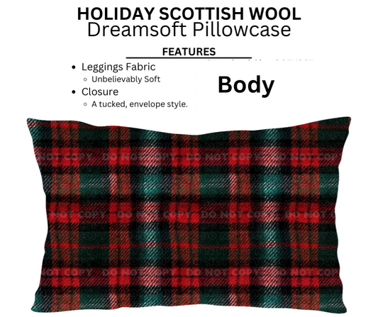 Holiday Scottish Wool Dreamsoft Pillowcases - Alonna's Legging Land