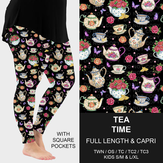 B229 - Preorder Tea Time Leggings w/ Pockets (Closes 5/18. ETA: late July)
