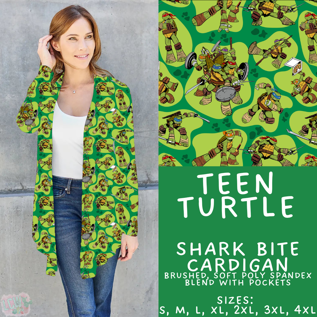 Batch #454 - Cool Characters 10 - Closes 11/26 - ETA mid Jan - Teen Turtle Cardigan