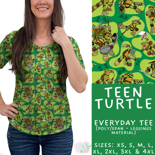 Batch #454 - Cool Characters 10 - Closes 11/26 - ETA mid Jan - Teen Turtle Everyday Tee