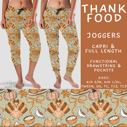 Batch #582 - Hello Fall 3 - Closes 9/7 - ETA early Nov - Thank Food Full and Capri Length Joggers