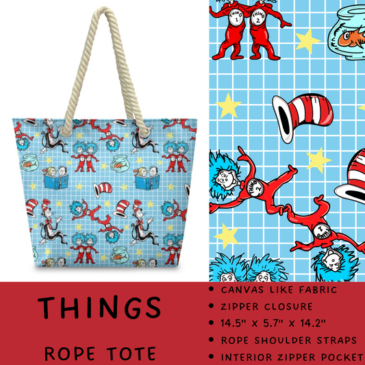 Batch #440 - Magical Character Rope Tote - Closes 10/31 - ETA mid Dec - Things Rope Tote