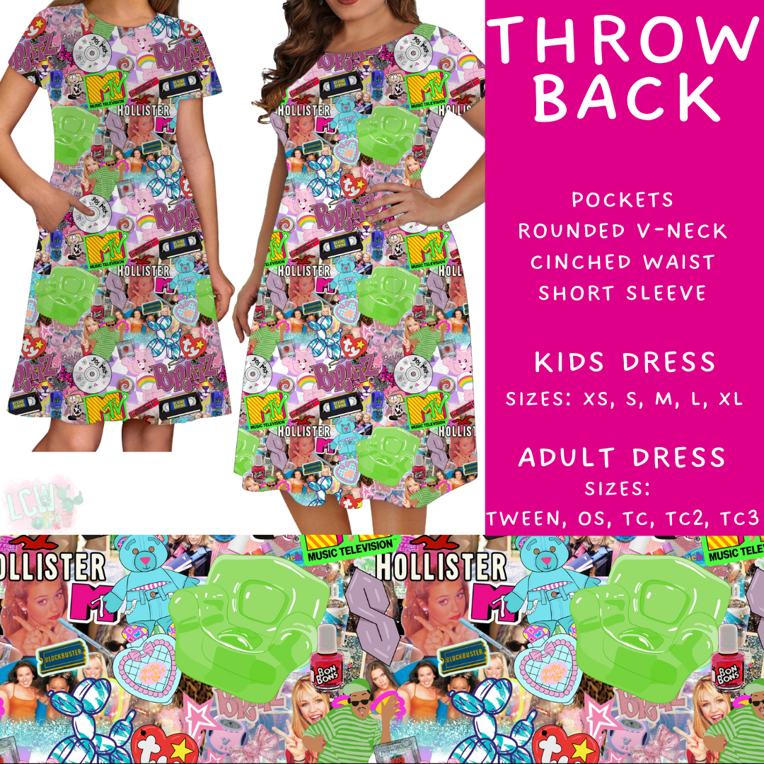 Batch #468 - Fun Run 18 - Closes 12/26 - ETA late Feb - Throw Back Adult & Kids Dresses