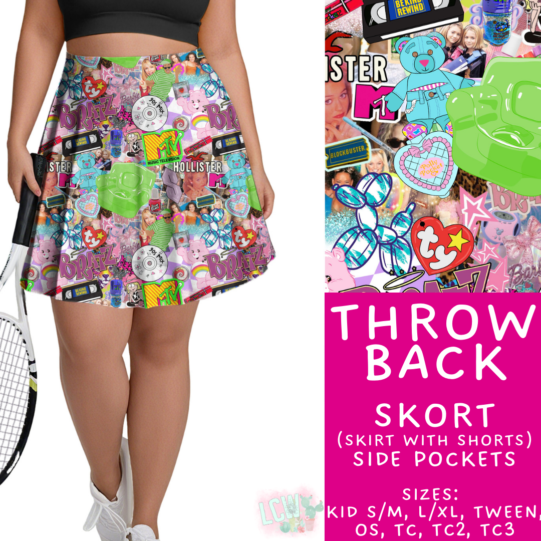 Batch #468 - Fun Run 18 - Closes 12/26 - ETA late Feb - Throw Back Skort