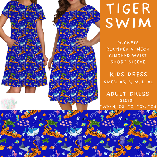 Batch #333 - Magical Summer - Closes 5/7 - ETA late June - Tiger Swim Adult & Kids Dresses