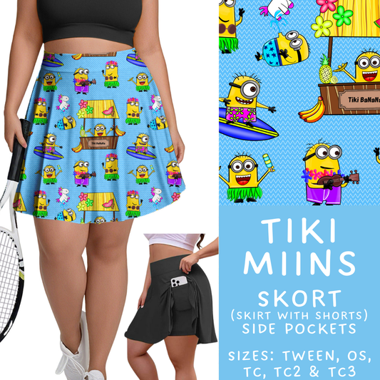 Batch #339 - Character Summer - Closes 5/15 - ETA mid July - Tiki Mins Skort
